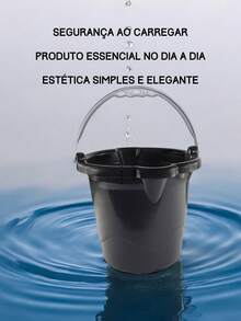 Cleaning Bucket Multipurpose Bucket 8.5 Liters With Ergonomic Handle Resistant Reinforced For Cleaning Home - 8,5 LÍT - Xem 4