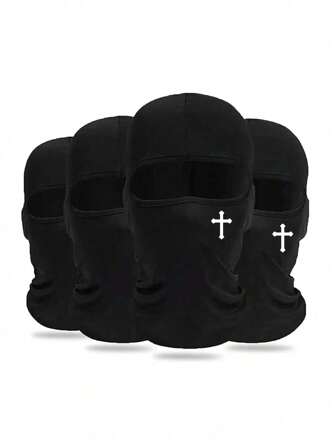 1/2/3 st Unisex tryckt balaklava ansiktsmask, lämplig för utomhusaktiviteter som resor, cykling, vandring, fiske under alla årstider