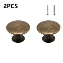 12/20 chiếc Tay nắm tủ, ngăn kéo & tay nắm tủ Retro, Đồng tròn một lỗ cho nhà bếp & đồ nội thất Phần cứng trang trí - Nhiều màu - Xem 13