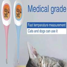 TECNOARK Digital Thermometer Measurement In 8 Seconds Flexible Stem Body Measurement People And Animals - 淺藍色 - 查看 2