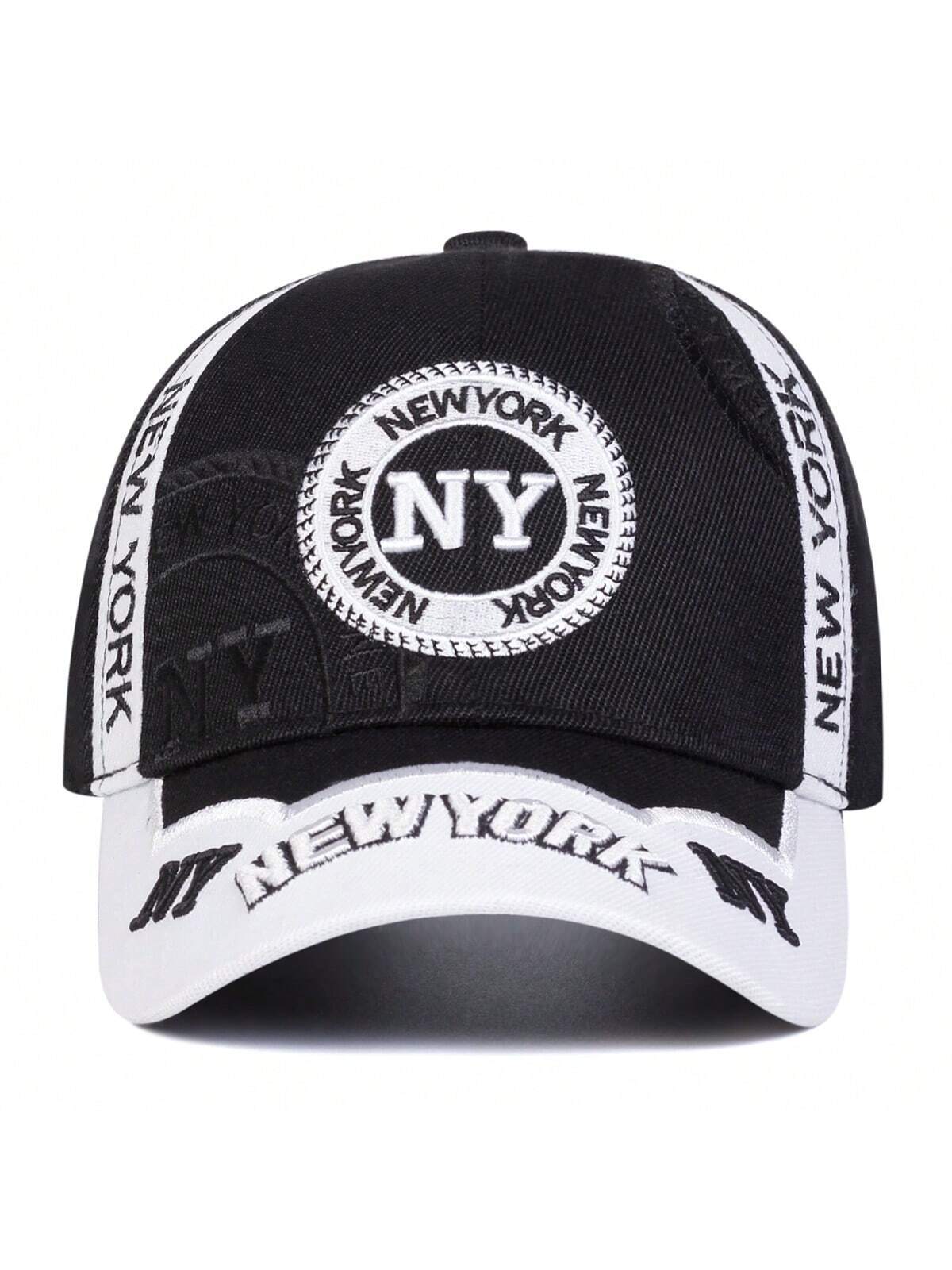 AR قبعة بيسبول بتصميم رقعي NY للرجال، قبعة رياضية...