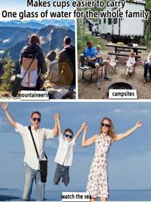 1 pieza de bolsa portadora de botella de agua con bolsillo para teléfono + 1 pieza de funda de pajita de color aleatorio para vaso aislado de 40/30 Oz, funda de botella de agua de neopreno con correa ajustable, gancho para llaves, adecuado como regalo de Navidad, regalo de Año Nuevo