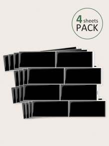 4/10pcs Modern Subway Tile Peel And Stick Backsplash - Waterproof, Stain-Resistant, Easy DIY Installation. Removable Self-Adhesive Wall Tiles For Kitchen, Bathroom Backsplash, Suitable For Holiday Decoration, Wall Stickers, Vinyl Decals, Home Decor, Spring Decorations, Refresh Your Home, Rama Decorative Stickers, Birthday & Graduation Gifts. - Multicolor - View 15