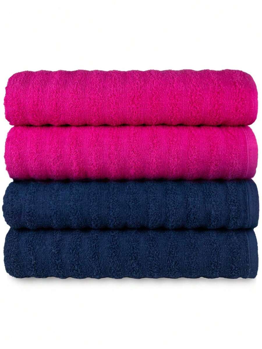 Kit Of 4 Giant Super Absorption Ocean Bath Towels - Lamim Toalhas - KIT 5 - View 1