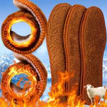 Winter Alpaca Wool Insoles Soft Plush Warm Thicken Foot Thermal Shoe Insole For Women Men Breathable Snow Boots Shoes Heat Pads For Women Men Sneakers Shoes, Casual Shoes
