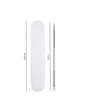 Pimple Extractor & Blackhead Removal Tool Set - Professional Acne Blemish Comedone Extractor Kit - Silver - View 5