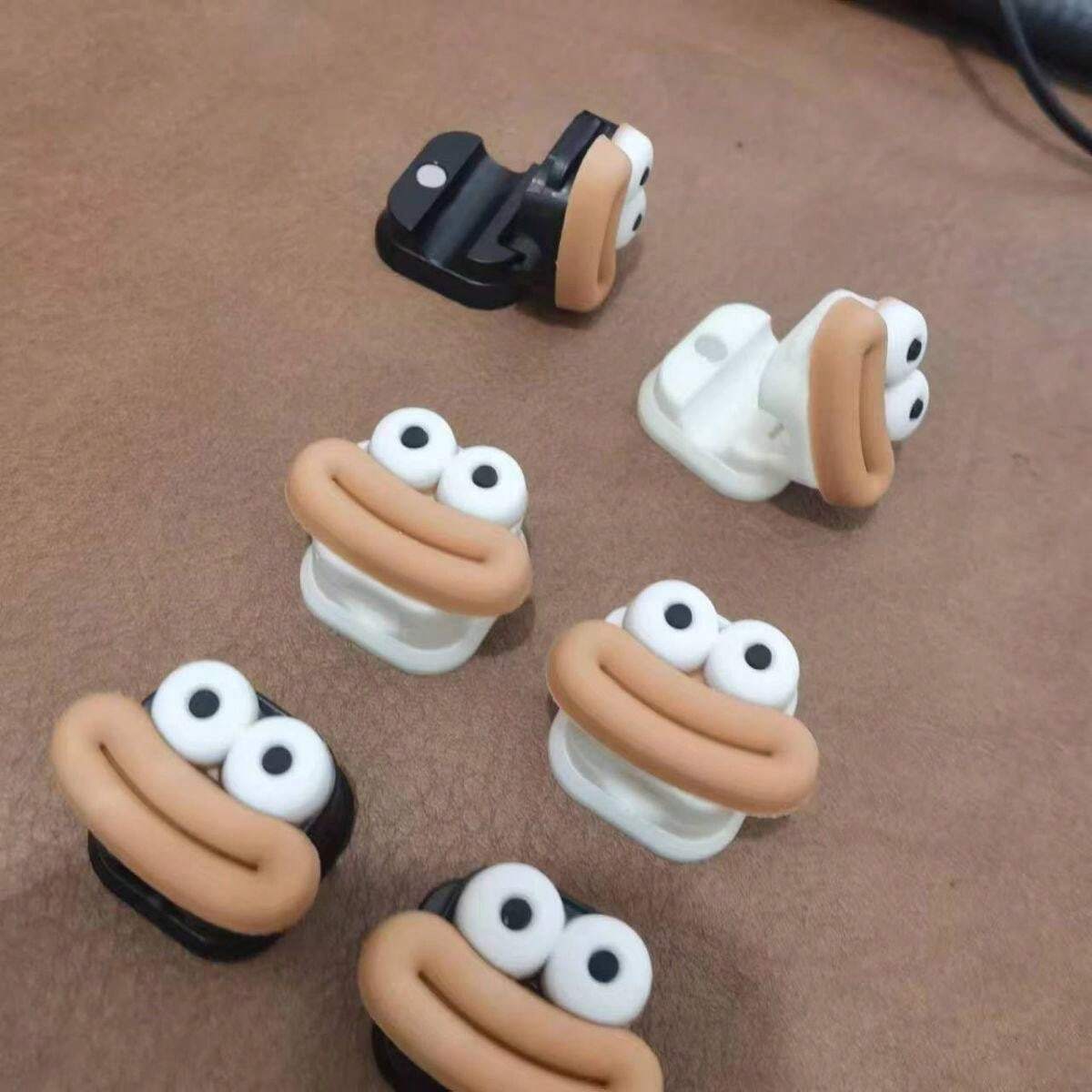 3pcs/6pcs Cord Organizer Clips, Desktop Charging Cable Holder