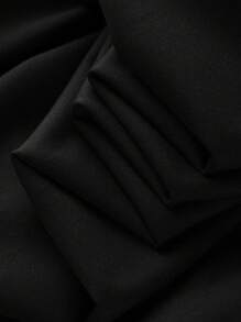 Tween Boy's Sweatshirt Cartoon Slogan Print Oversized Pullover Sweaters Top Y2K Boy's Cool Clothes - Black - View 5