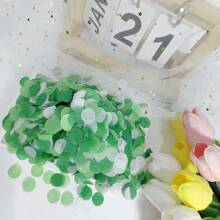 1pc/10g 1,5cm Giấy vụn nhiều màu, nhiều màu pha trộn cho tiệc sinh nhật, kỷ niệm, Giáng sinh, lễ hội, lễ mừng năm mới, trang trí sinh nhật lần thứ 1, trang trí bàn & bóng bay, Giáng sinh - Thông số kỹ thuật màu sắc khác nhau - Xem 19