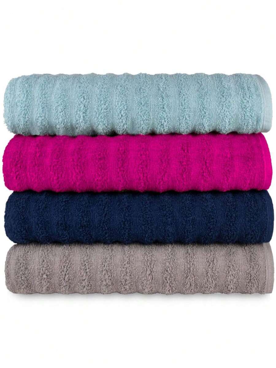 Kit Of 4 Giant Super Absorption Ocean Bath Towels - Lamim Toalhas - KIT 2 - View 1
