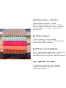 Kit Of 4 Giant Super Absorption Ocean Bath Towels - Lamim Toalhas - Miscellaneous - View 2