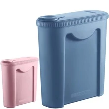 Pote Porta Ração Pet de Plástico 2,35l Não Tóxico Qualidade Sanremo