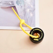 1pc Racing Tire Shaped Keychain, Novelty Car Tire Keyring, Gift Accessories Halloween - Multicolor - View 11