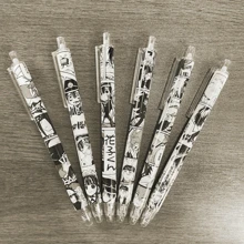 6 opakowań długopisów żelowych o tematyce komiksowej, średnie końcówki, plastikowe długopisy kulkowe do artykułów biurowych i szkolnych Powrót do szkoły