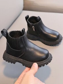 1 Pair Kids/Toddler Girls Boots, Anti-Slip Autumn/Winter Style