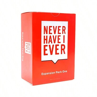 Never Have I Ever Party Card Game Expansion Pack, A Set Of Card Game, Fun Game Night Party Game, Adult Game, Classic Edition New Content, Suitable For 4+ Players, 17+ Years Old. Game, Adult Game, Game