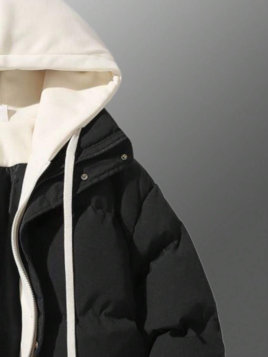 2024 New Men's Winter Casual Versatile Outdoor Padded Coat SHEIN UK