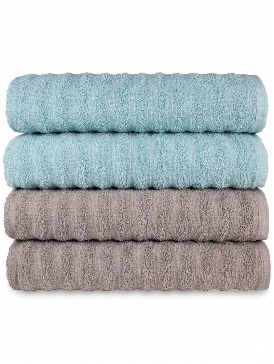 Kit Of 4 Giant Super Absorption Ocean Bath Towels - Lamim Toalhas - KIT 6 - View 1