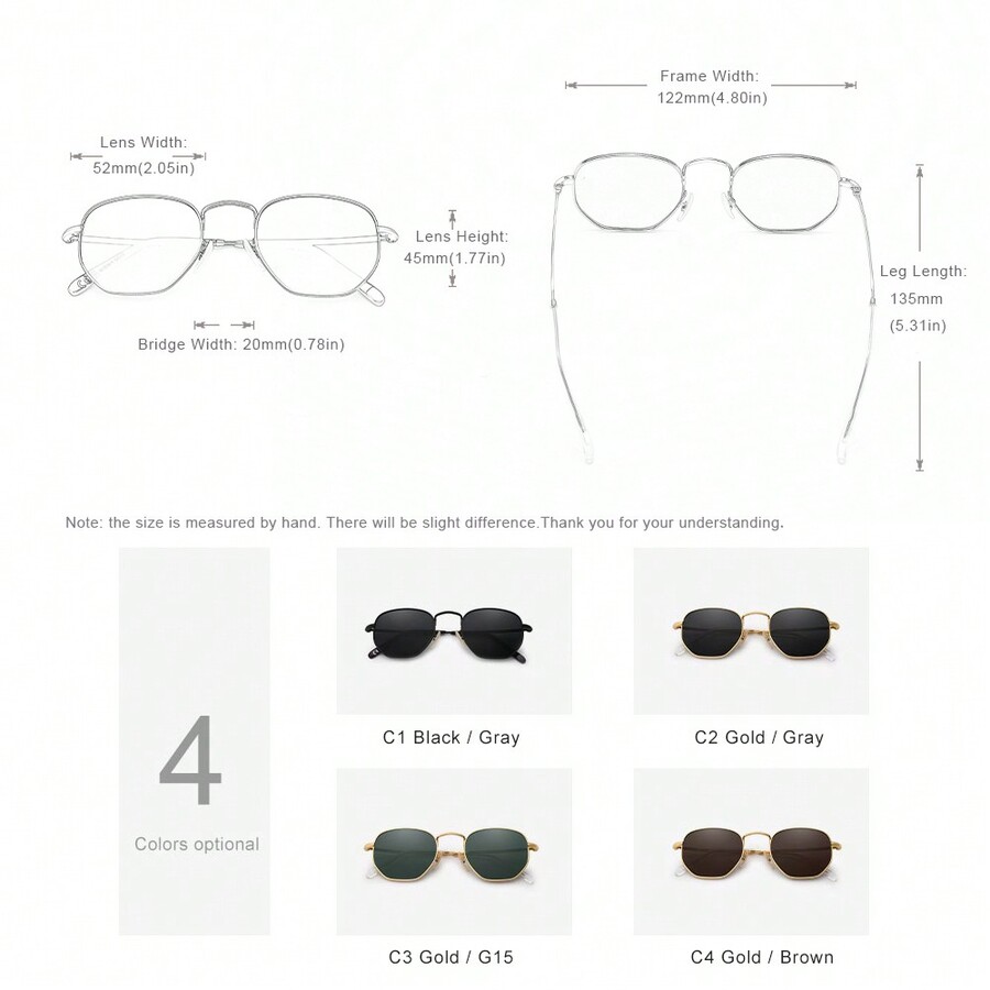 KINGSEVEN KINGSEVEN 2024 Classic Reflective Sunglasses Men Hexagon