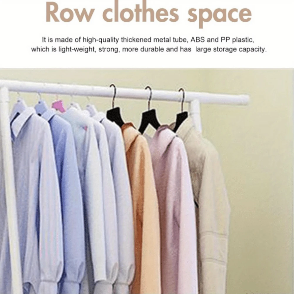 Clothes Rack Small Metal Garment Rack With Shelves For Bedroom Rolling ...