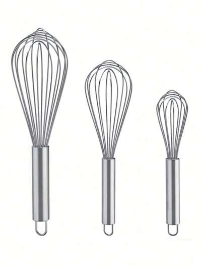 Stainless Steel Egg Beater, Small Kitchen Tool For Whisking Egg Liquid And Whipping Cream, For Cake Making