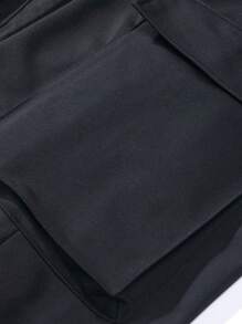 4pcs Men Casual Sport Solid Color Drawstring Waist Ankle Cuff Sweatpants - Multicolor - View 6