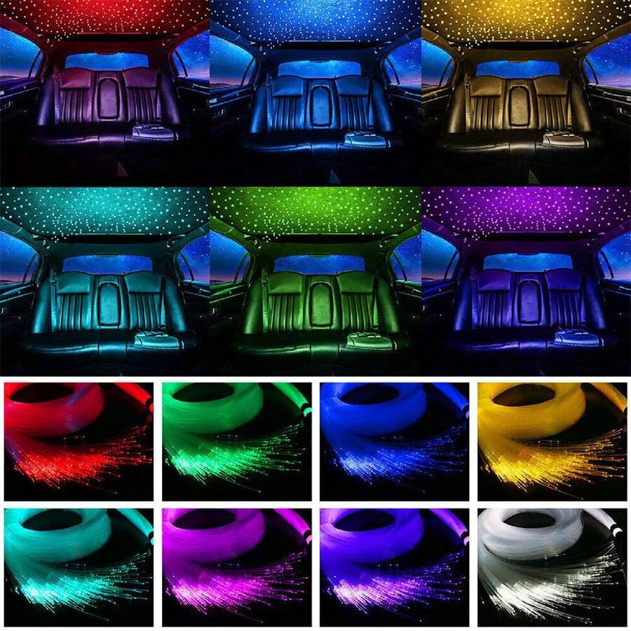 Car/Home Headliner Star Light Kit Roof Twinkle Ceiling Lights Fiber
