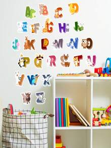 1 Set Of 2pcs Animal & Tree With Numbers Wall Decal Stickers For Living Room & Bedroom Decor, Self-Adhesive, Stickers, Wall Decal, Vinyl Decal For Home Decorations, Spring Decoration Items Refresh Your Home, Festival Decoration Stickers Gifts Birthday Graduation