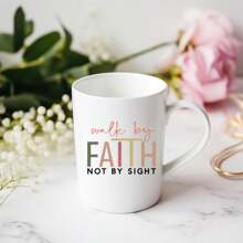 12pcs/Set Christian Quote Designed DIY Glass Bottle Sticker Pack, Coffee Mug UV DTF Waterslide Decals - Multicolor - View 7
