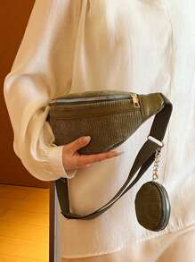 大容量包包女2024新款小众设计斜挎布包运动网红流行单肩胸包