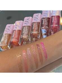 Ruby Rose Glitter Lip Gloss Lip Gloss Makeup - 螢火蟲 - 查看 2