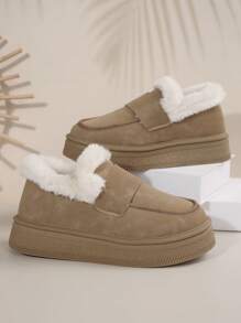 New Ladies Outdoor Anti-Slip Slip-On Snow Boots For Winter