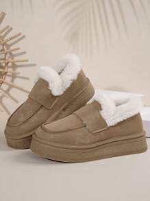 New Ladies Outdoor Anti-Slip Slip-On Snow Boots For Winter