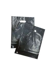 50  Clown Mouth Plastic Bags 16X20 - 黑色 - 查看 2