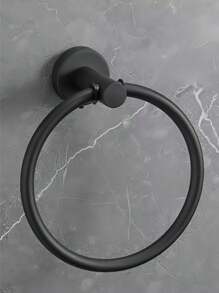 حلقة منشفة مستديرة من الستانلس ستيل للحمام 1قطعة اليوم الوطني