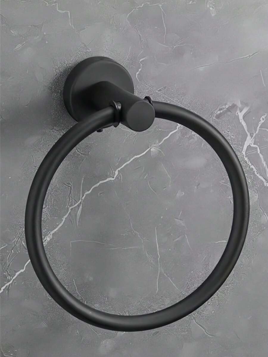 حلقة منشفة مستديرة من الستانلس ستيل للحمام 1قطعة اليوم الوطني