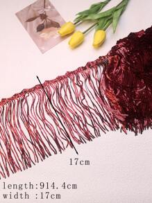 全新水晶刺绣多色流苏 DIY 服装和舞蹈服装饰材料