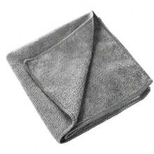 Kit With 10 Microfiber Towel Cloths Multipurpose Cloth Sewn Edges 30x30cm Kitchen Cloth - 灰色 - 查看 1