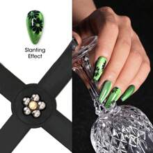 XIYANG TRADE 五合一美甲磁力工具，多功能强力猫眼磁铁，3D猫眼凝胶指甲油棒工具配件，适用于美甲、沙龙、美甲、美甲用品、美甲工具、美甲艺术工具、返校季、美甲、美甲贴片工具 - 黑色 - 查看 8