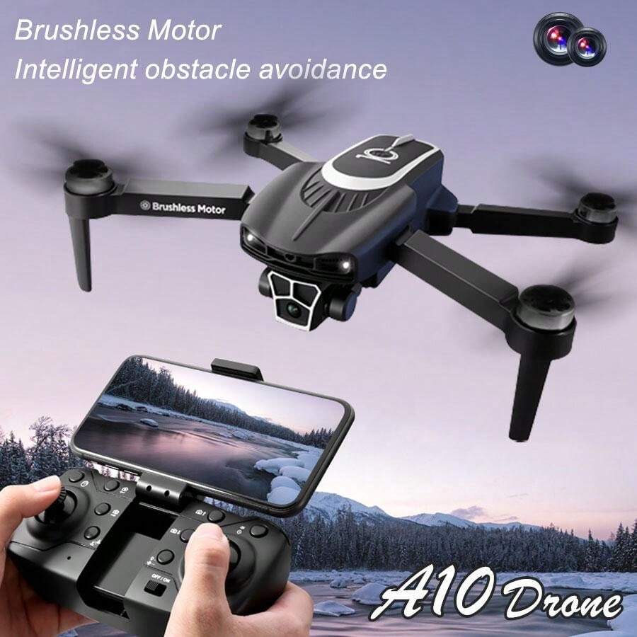 Hospcreen Lonely Version Drone avec 3 Caméras, Moteur Brushless, Évitement d'Obstacles, Quadricoptère Pliable, Jouet RC, 4K HD, 2024 S, 605  26
