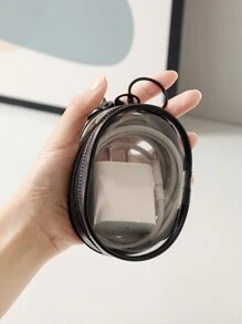 1 chiếc móc chìa khóa túi đựng đồ trong suốt mini di động, móc chìa khóa đa chức năng nhỏ gọn, thích hợp cho túi xách nữ, đồ trang trí chìa khóa ô tô, bộ sạc điện thoại, tai nghe, son môi và các vật dụng lưu trữ khác (Kiểu móc chìa khóa ngẫu nhiên) - Nhiều màu - Xem 14
