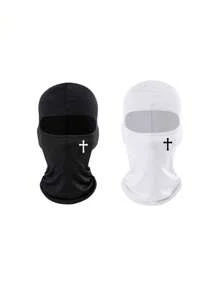 1/2/3 piezas Pasamontañas con estampado unisex, adecuado para actividades al aire libre como viajes, ciclismo, senderismo, pesca en todas las estaciones - Multicolor - Ver 21