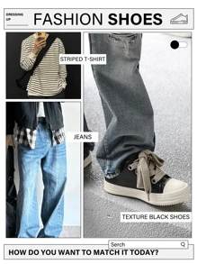New Black Lace-Up Flat Ladies Party Shoes Daily Wear Ladies Shoes Casual Fashion Sports Shoes Outdoor Comfortable Neutral Couple Shoes