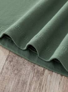 Christmas Boys' Long Sleeve Cartoon Printed T-Shirt, Autumn Winter Style - Green - View 8