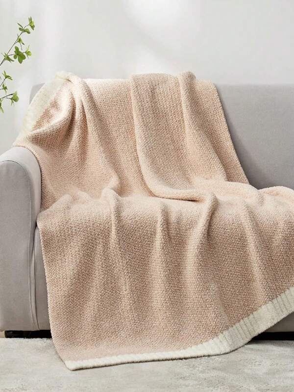 1pc Cobertor de aquecimento de fibra de poliéster para ar condicionado, estilo nórdico, adequado para quarto, sala de estar, sofá, camping, uso nas 4 estações