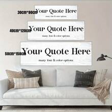 1幅定制帆布画，个性化励志圣经经文及名言，个性化文字海报，歌词墙画，可选画框，图形印刷 - 多色 - 查看 10