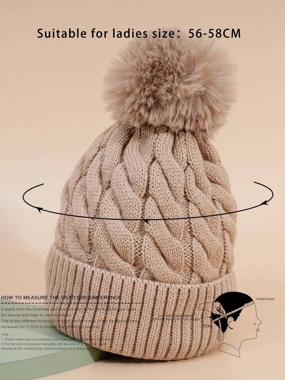 1pc Thermal-Lined Ski Hat, Unisex Y2K Style Knit Beanie, Casual Versatile Winter Cold Weather Cap Suitable For Everyday Commute