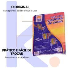 Refil Para Cadeira de Praia Fácil de Trocar O ORIGINAL