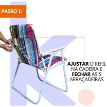Refil Para Cadeira de Praia Fácil de Trocar O ORIGINAL