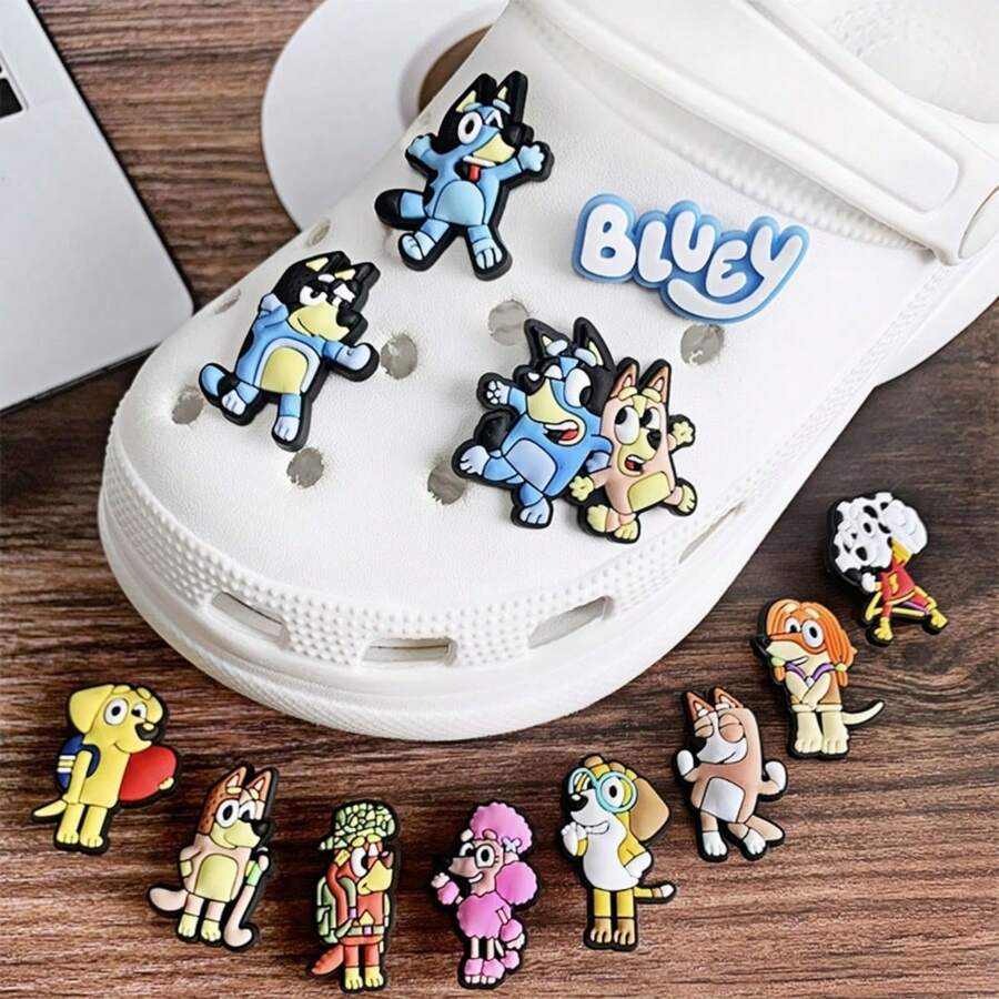 Encantos huecos para zapatos, divertidos y coloridos colgantes decorados con patrones de juego de bingo y de amigos, perfectos para personalizar zapatos, proyectos DIY, calzado personalizado y regalos únicos para fans